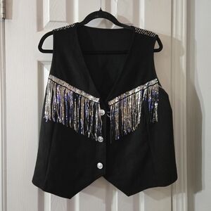 2x western sparkly vest, great for country concerts!!
